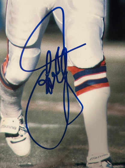 John Elway Denver Broncos Autographed 11x14 Photo JSA COA-Right Off The Field