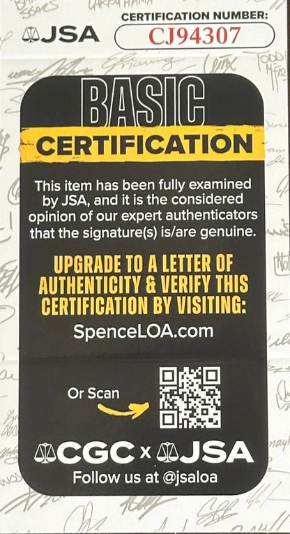 Johnny Bench Autographed Official MLB Baseball JSA COA Cincinnati Reds-Right Off The Field