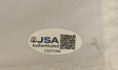 Justin Rose Autographed 2025 Ryder Cup Pin Flag Team Europe JSA COA-Right Off The Field