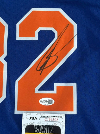 Karl-Anthony Towns Autographed New York Knicks Jersey JSA COA-Right Off The Field