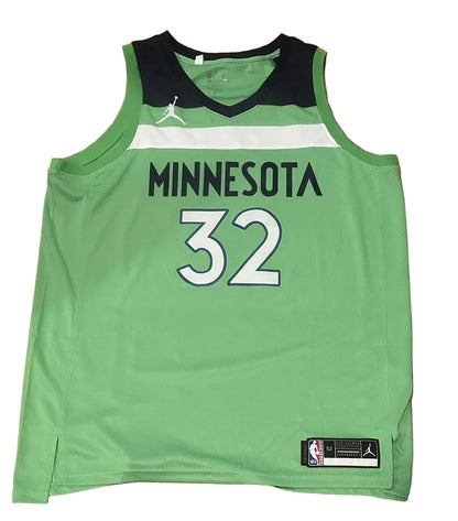 Karl-Anthony Towns Minnesota Timberwolves Jersey Size 52-Right Off The Field