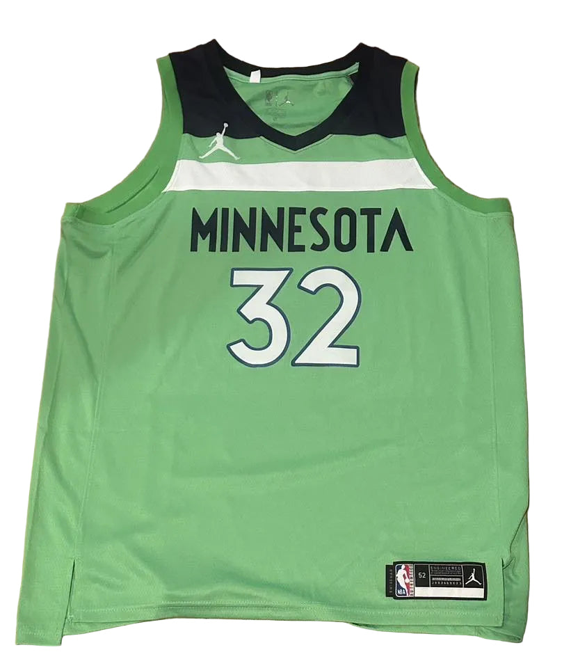 Karl-Anthony Towns Minnesota Timberwolves Jersey Size 52-Right Off The Field