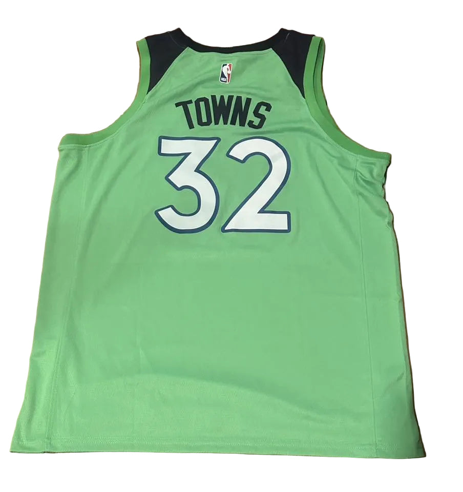 Karl-Anthony Towns Minnesota Timberwolves Jersey Size 52-Right Off The Field