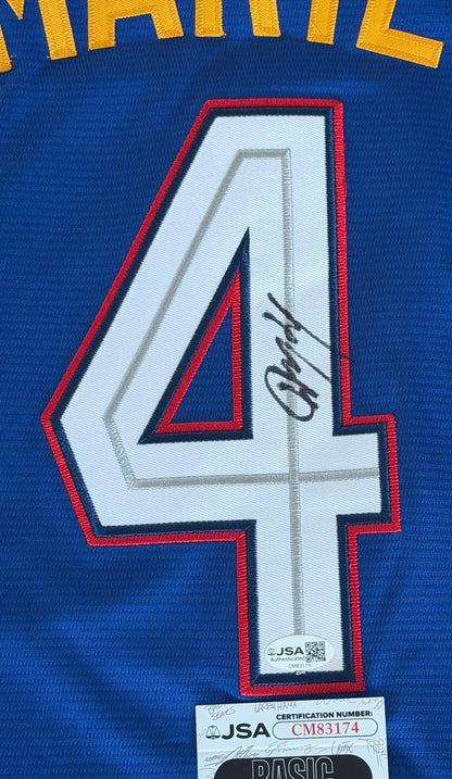 Ketel Marte Autographed 2025 MLB All Star Game Jersey JSA COA Diamondbacks-Right Off The Field