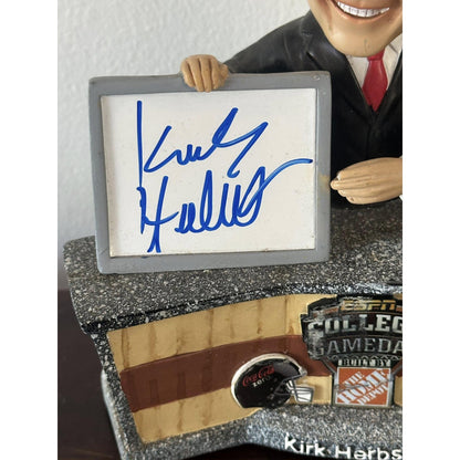 Kirk Herbstreit ESPN Autographed College Gameday Bobblehead JSA COA-Right Off The Field