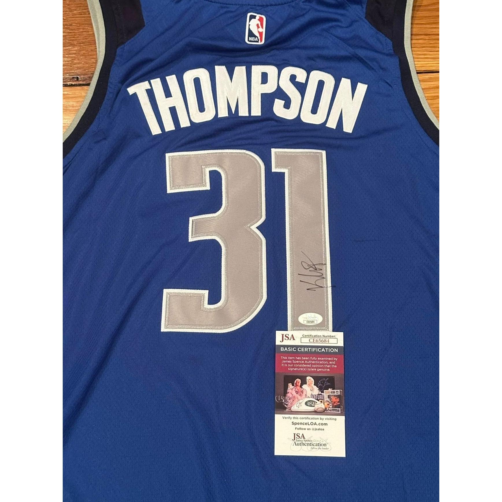 Klay Thompson Autographed Dallas Mavericks Jersey JSA COA-Right Off The Field