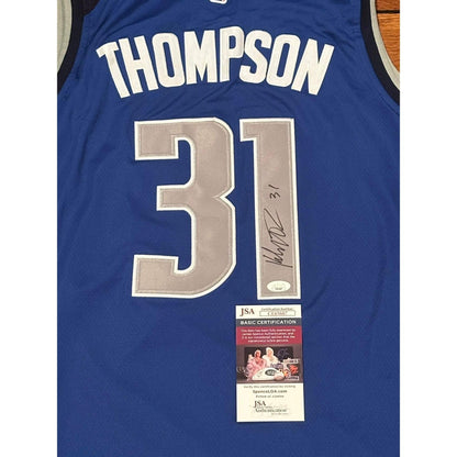 Klay Thompson Autographed Dallas Mavericks Jersey JSA COA-Right Off The Field