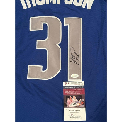 Klay Thompson Autographed Dallas Mavericks Jersey JSA COA-Right Off The Field