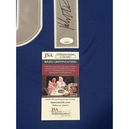 Klay Thompson Autographed Dallas Mavericks Jersey JSA COA-Right Off The Field