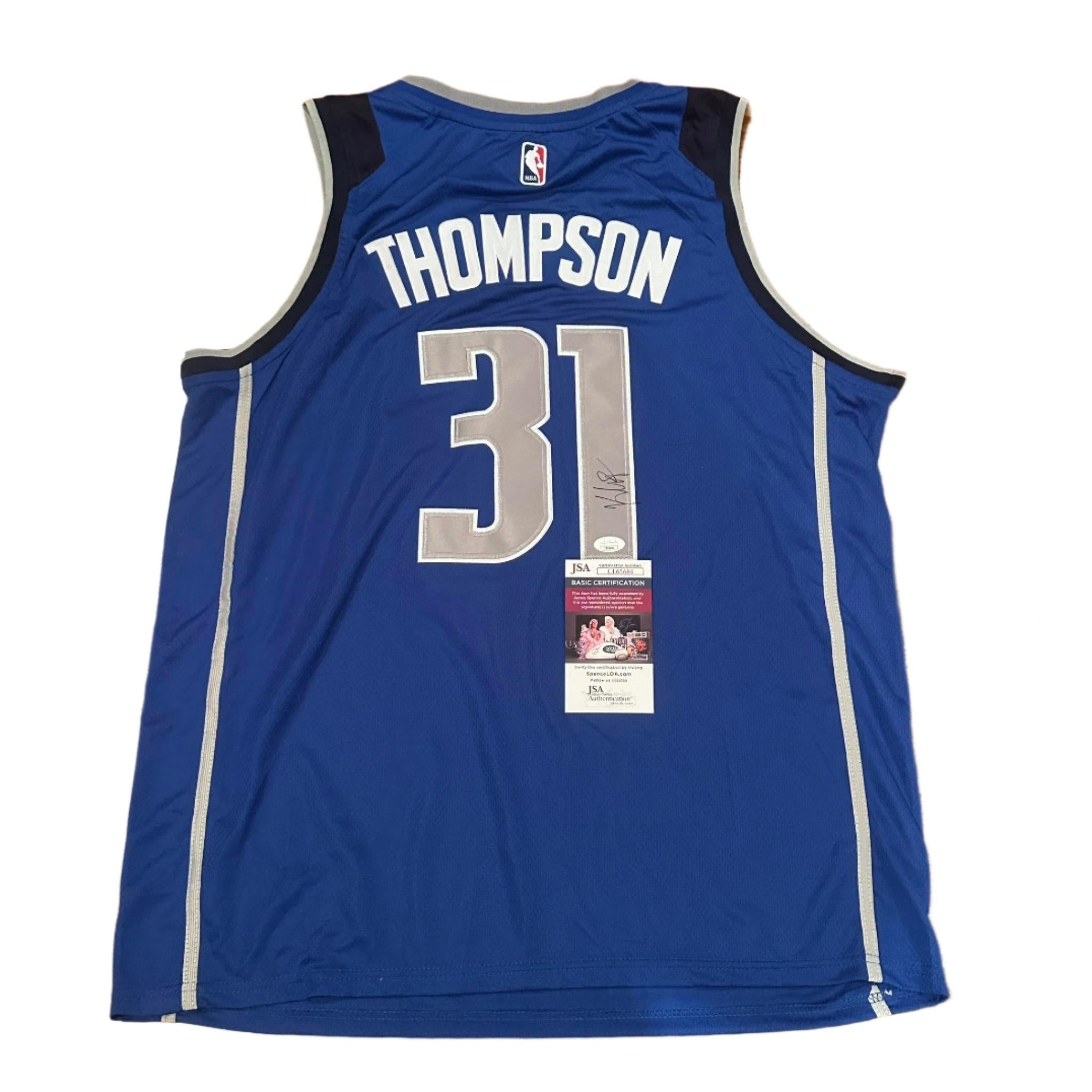 Klay Thompson Autographed Dallas Mavericks Jersey JSA COA-Right Off The Field