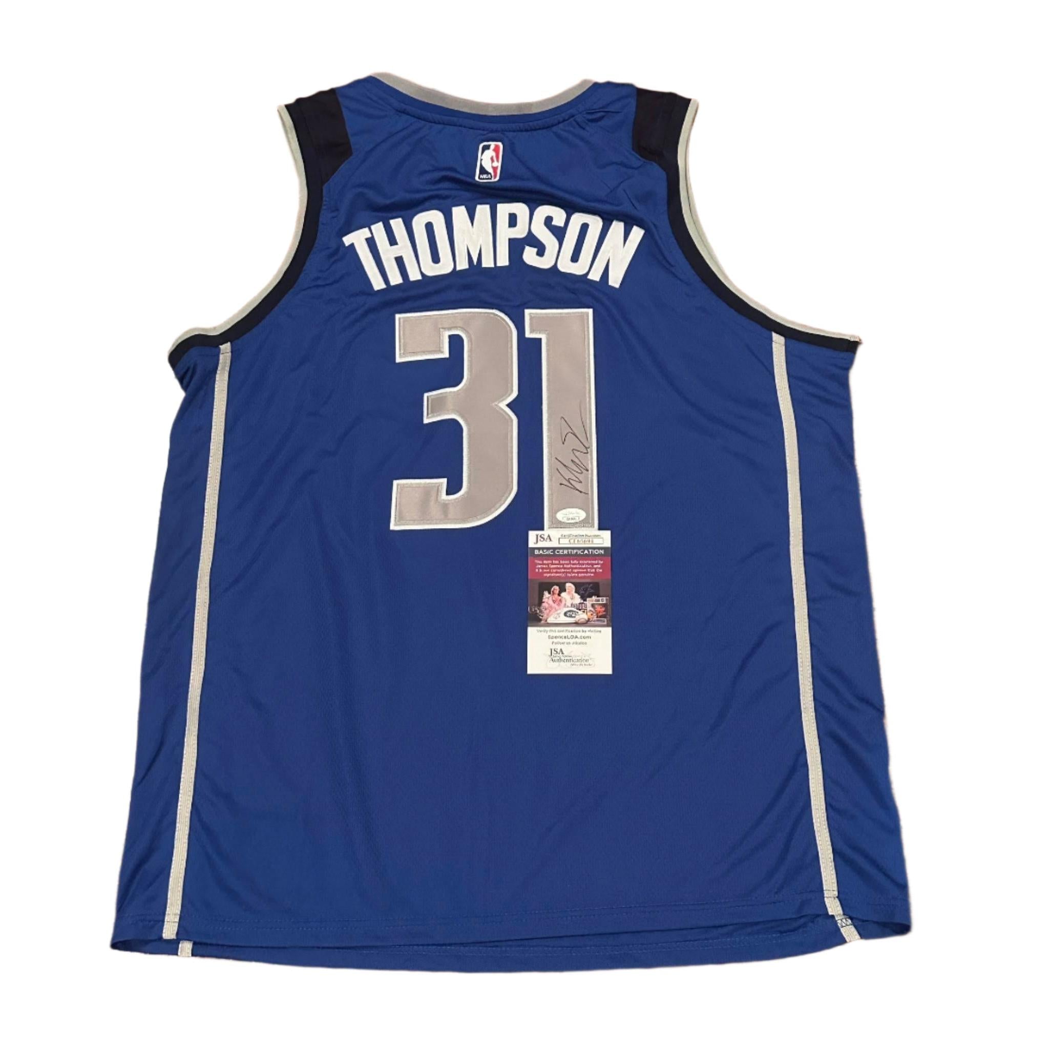 Klay Thompson Autographed Dallas Mavericks Jersey JSA COA-Right Off The Field
