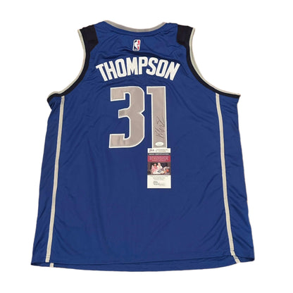 Klay Thompson Autographed Dallas Mavericks Jersey JSA COA-Right Off The Field
