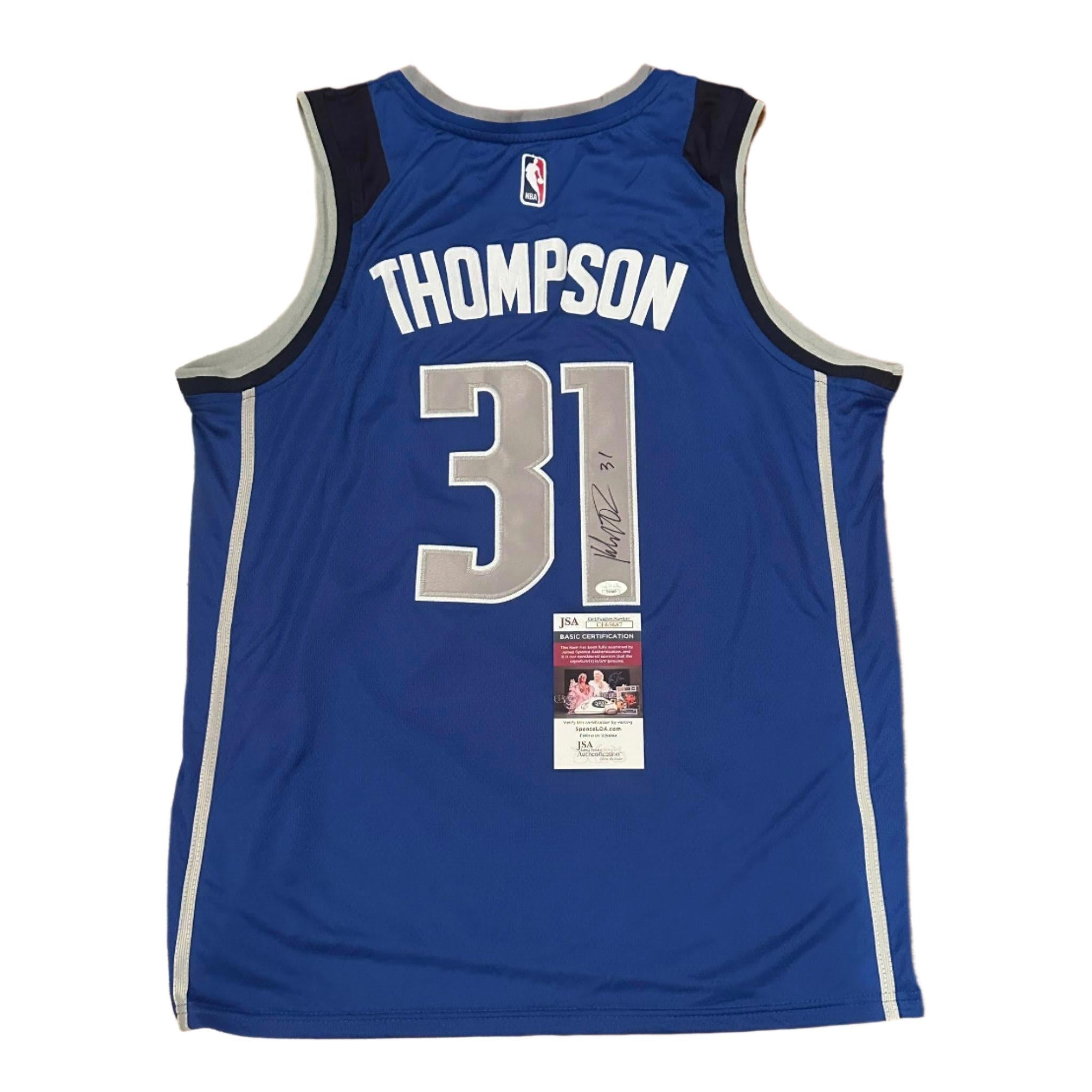 Klay Thompson Autographed Dallas Mavericks Jersey JSA COA-Right Off The Field