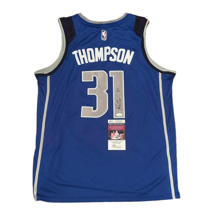 Klay Thompson Autographed Dallas Mavericks Jersey JSA COA-Right Off The Field
