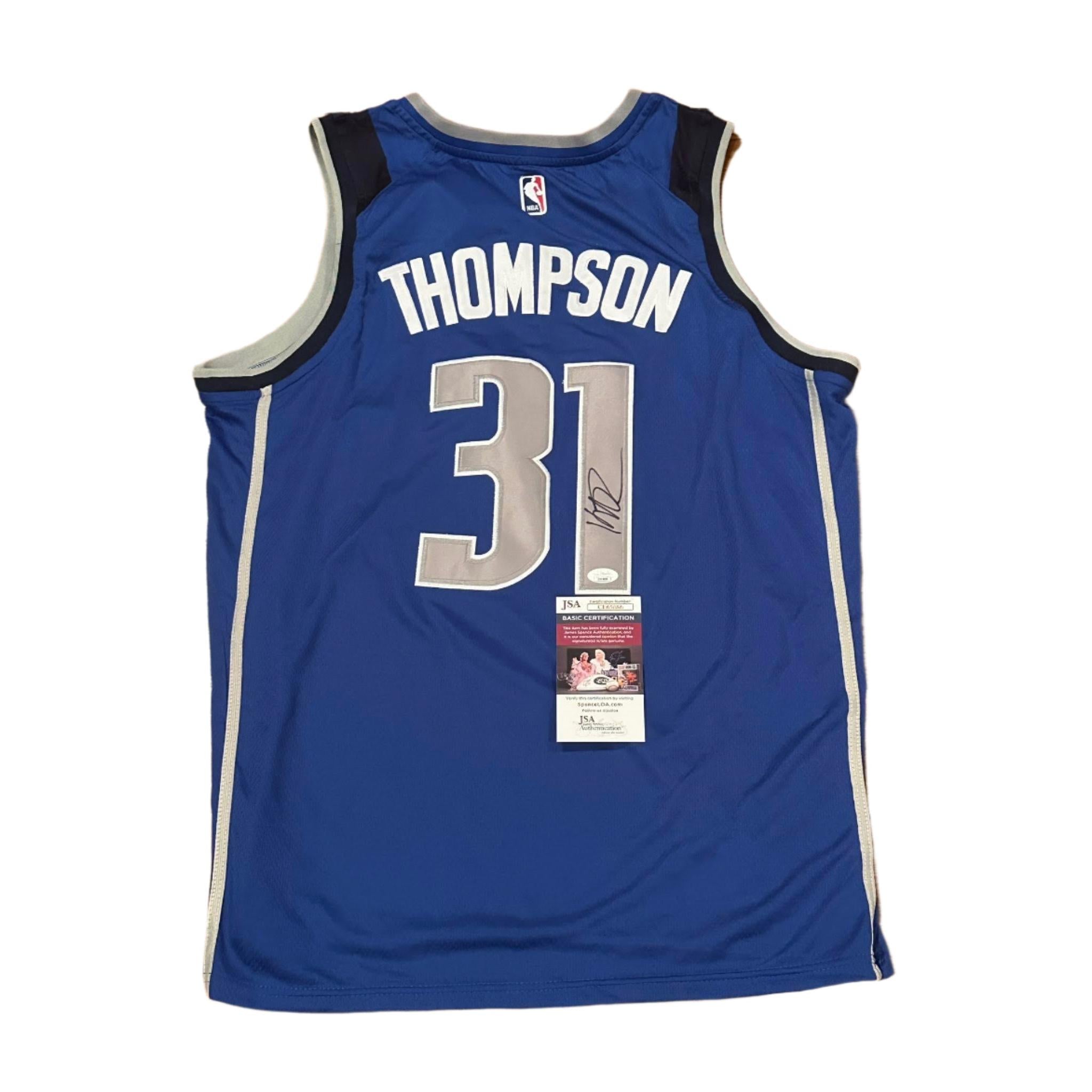 Klay Thompson Autographed Dallas Mavericks Jersey JSA COA-Right Off The Field