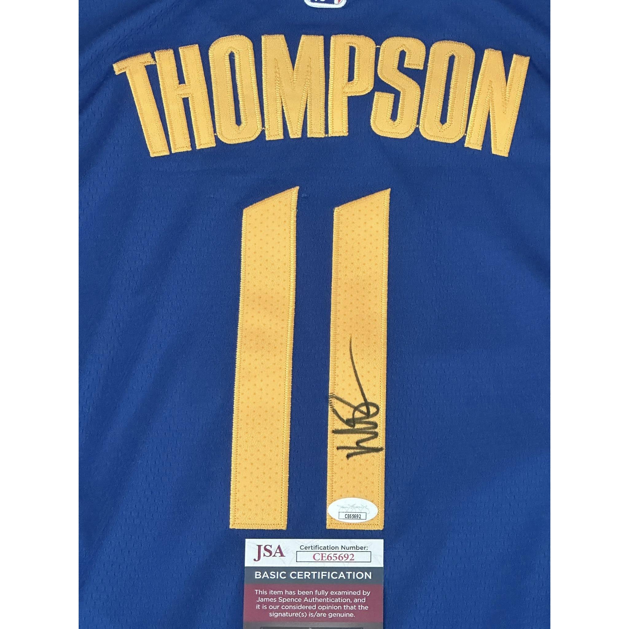 Klay Thompson Autographed Golden State Warriors Jersey JSA COA-Right Off The Field