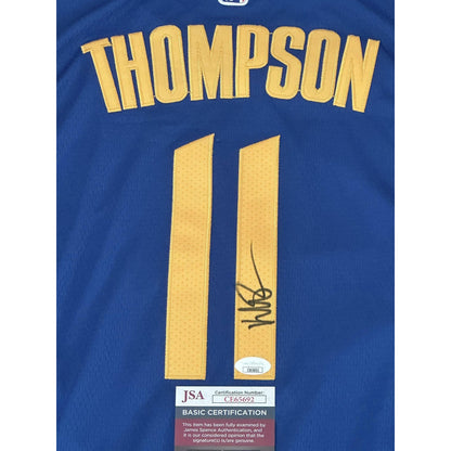 Klay Thompson Autographed Golden State Warriors Jersey JSA COA-Right Off The Field
