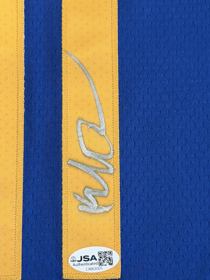 Klay Thompson Signed Autographed Golden State Warriors Jersey JSA COA-Right Off The Field