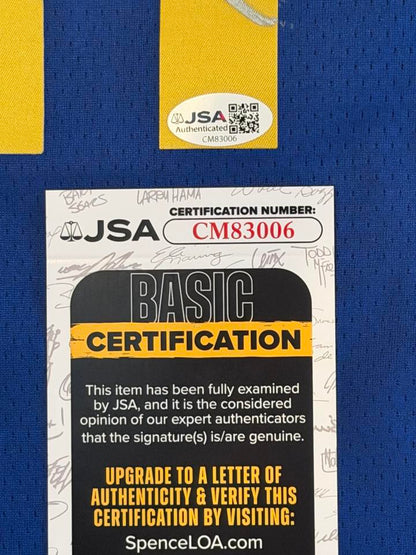 Klay Thompson Signed Autographed Golden State Warriors Jersey JSA COA-Right Off The Field