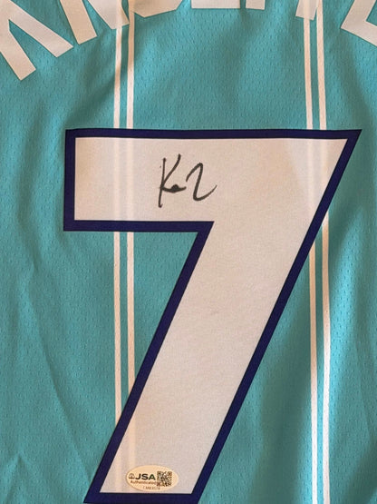Kon Knueppel Signed Autographed Charlotte Hornets Jersey JSA COA-Right Off The Field