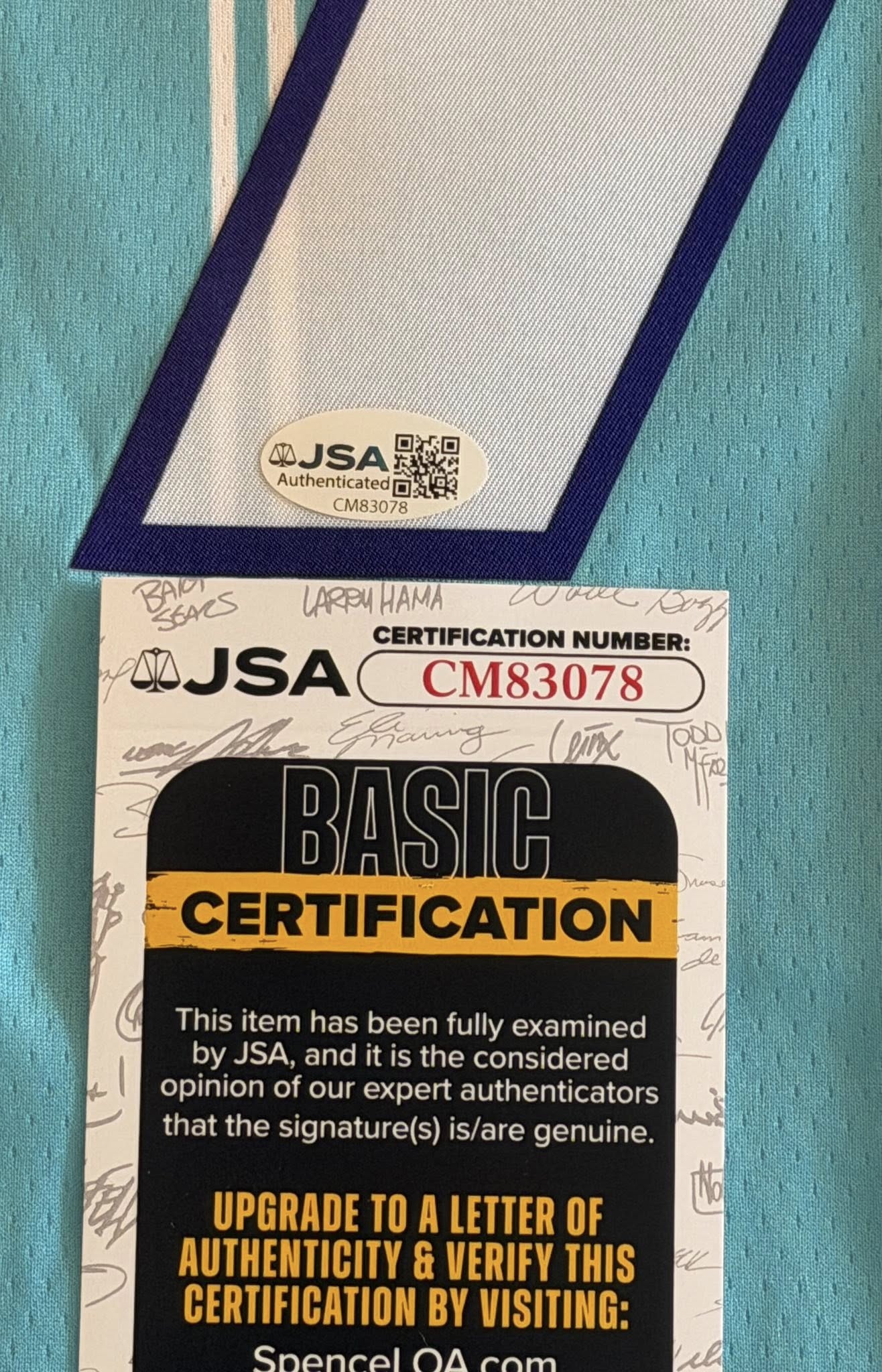 Kon Knueppel Signed Autographed Charlotte Hornets Jersey JSA COA-Right Off The Field
