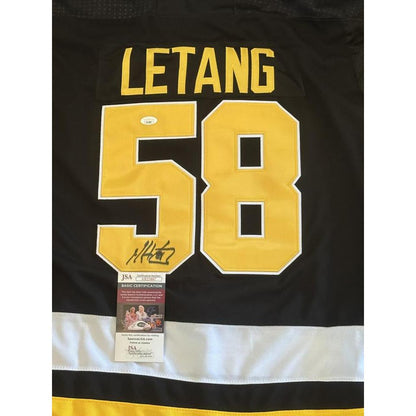 Kris Letang Autographed Pittsburgh Penguins Jersey JSA COA