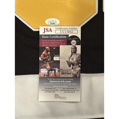 Kris Letang Autographed Pittsburgh Penguins Jersey JSA COA-Right Off The Field
