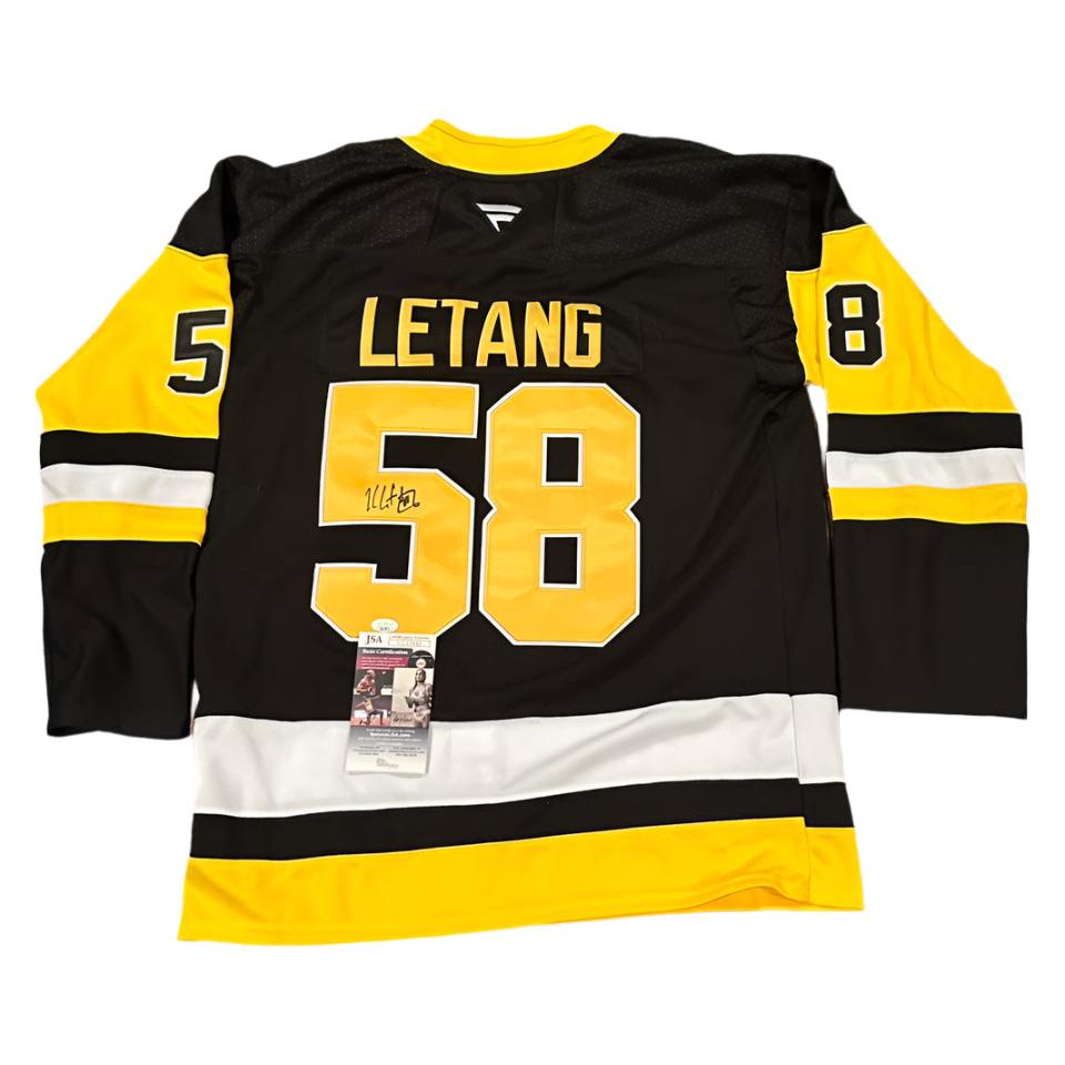Kris Letang Autographed Pittsburgh Penguins Jersey JSA COA-Right Off The Field