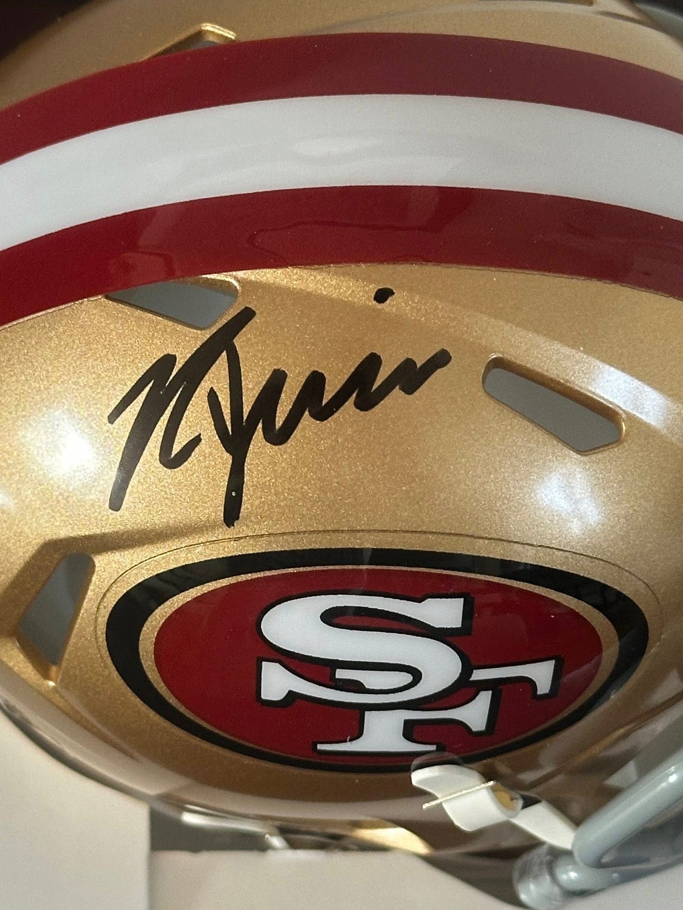 Kyle Juszczyk Autographed San Francisco 49ers Mini Helmet JSA COA-Right Off The Field
