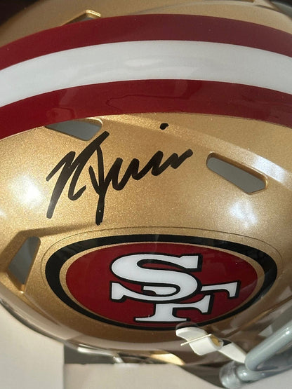 Kyle Juszczyk Autographed San Francisco 49ers Mini Helmet JSA COA-Right Off The Field