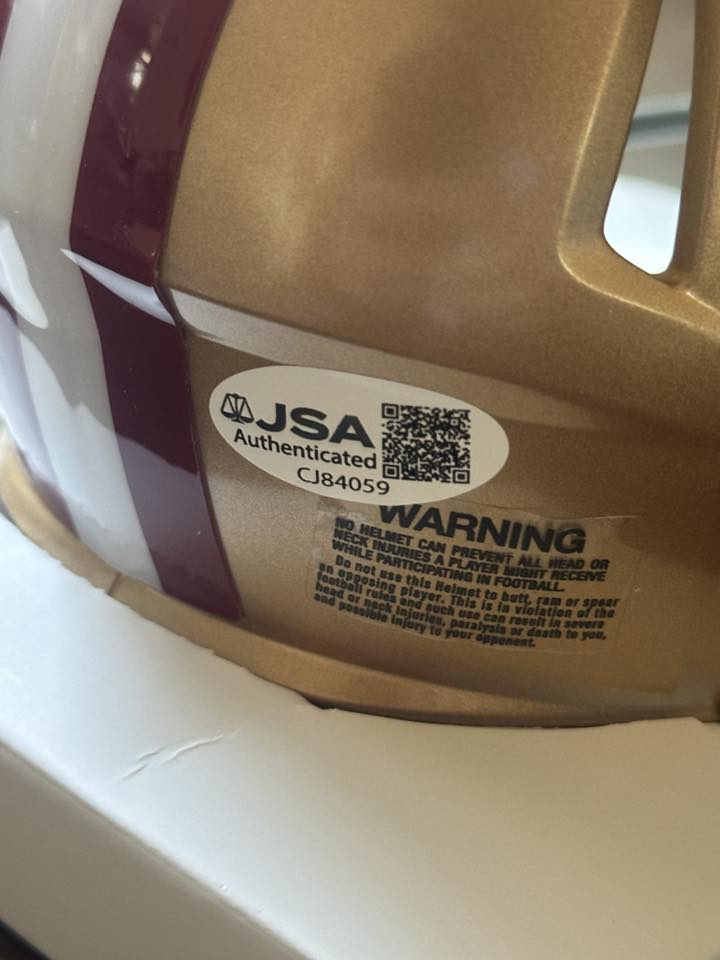 Kyle Juszczyk Autographed San Francisco 49ers Mini Helmet JSA COA-Right Off The Field
