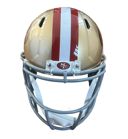 Kyle Shanahan Autographed San Francisco 49ers Full Size Speed Replica Helmet JSA-Right Off The Field