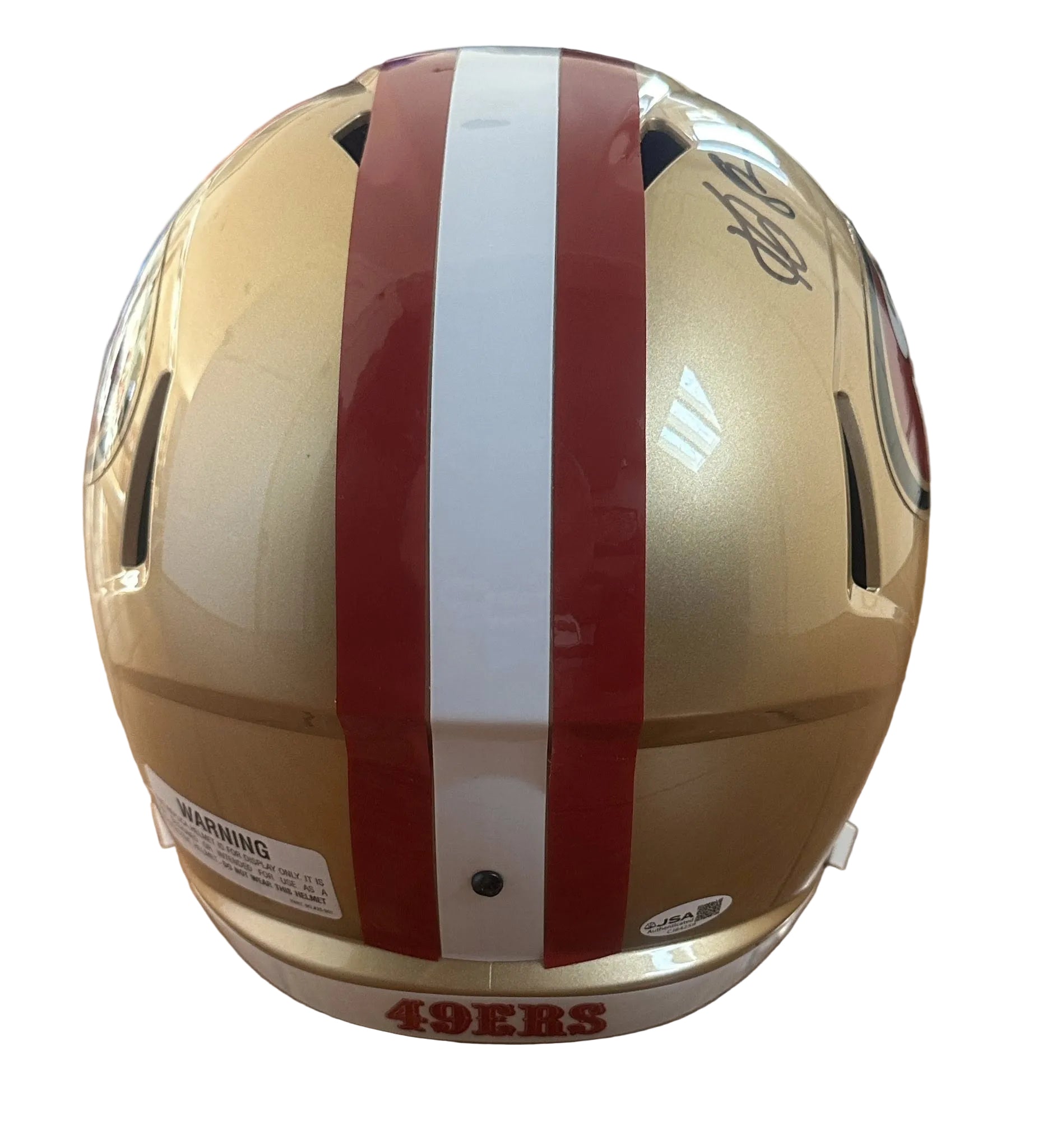 Kyle Shanahan Autographed San Francisco 49ers Full Size Speed Replica Helmet JSA-Right Off The Field