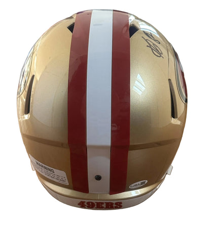 Kyle Shanahan Autographed San Francisco 49ers Full Size Speed Replica Helmet JSA-Right Off The Field
