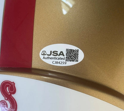 Kyle Shanahan Autographed San Francisco 49ers Full Size Speed Replica Helmet JSA-Right Off The Field