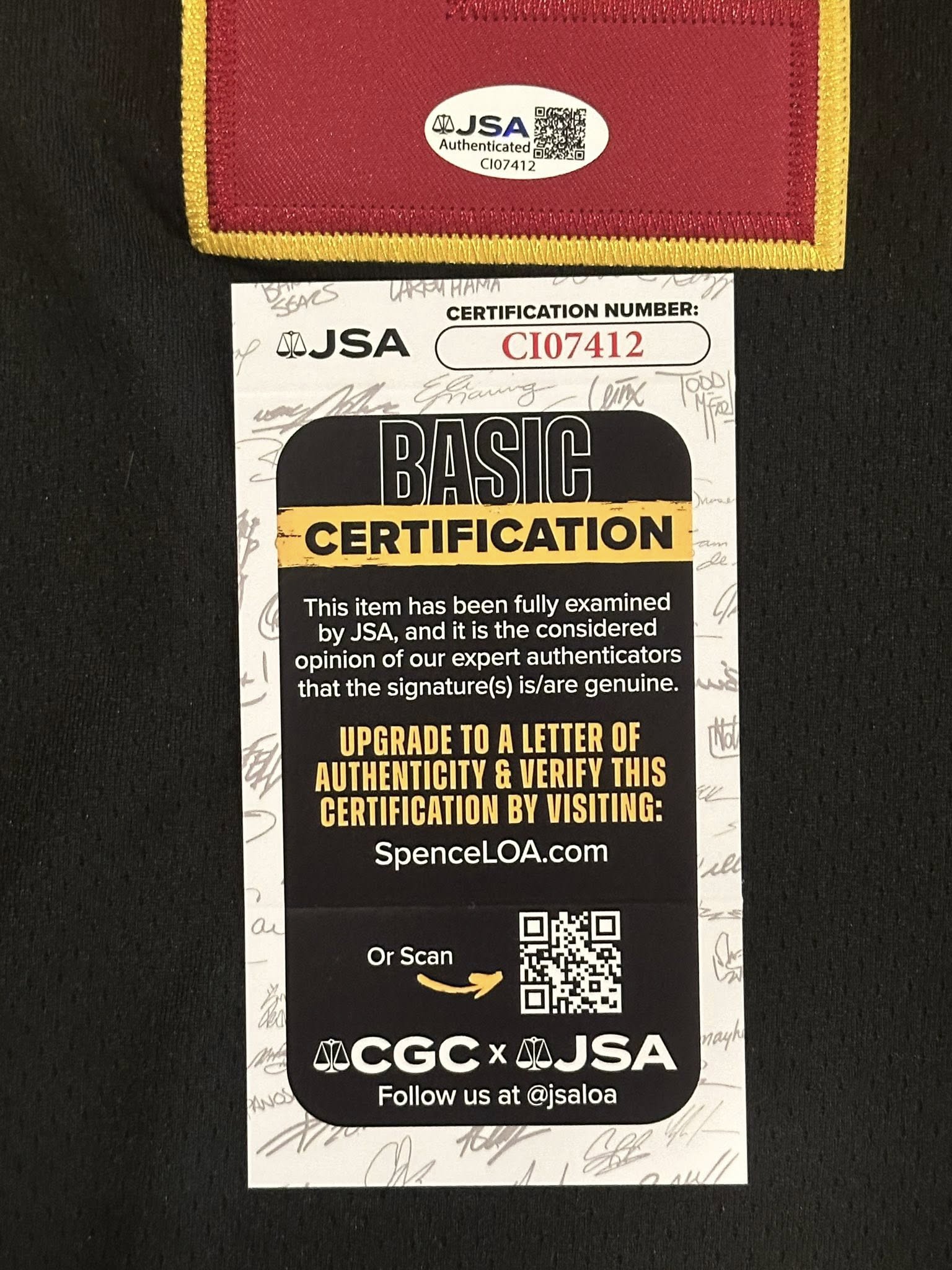 Kyrie Irving Autographed Cleveland Cavaliers Jersey JSA COA-Right Off The Field