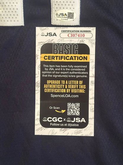 Kyrie Irving Autographed Dallas Mavericks Jersey JSA COA-Right Off The Field