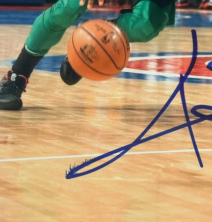 Kyrie Irving Boston Celtics Autographed 8x10 Photo JSA COA-Right Off The Field
