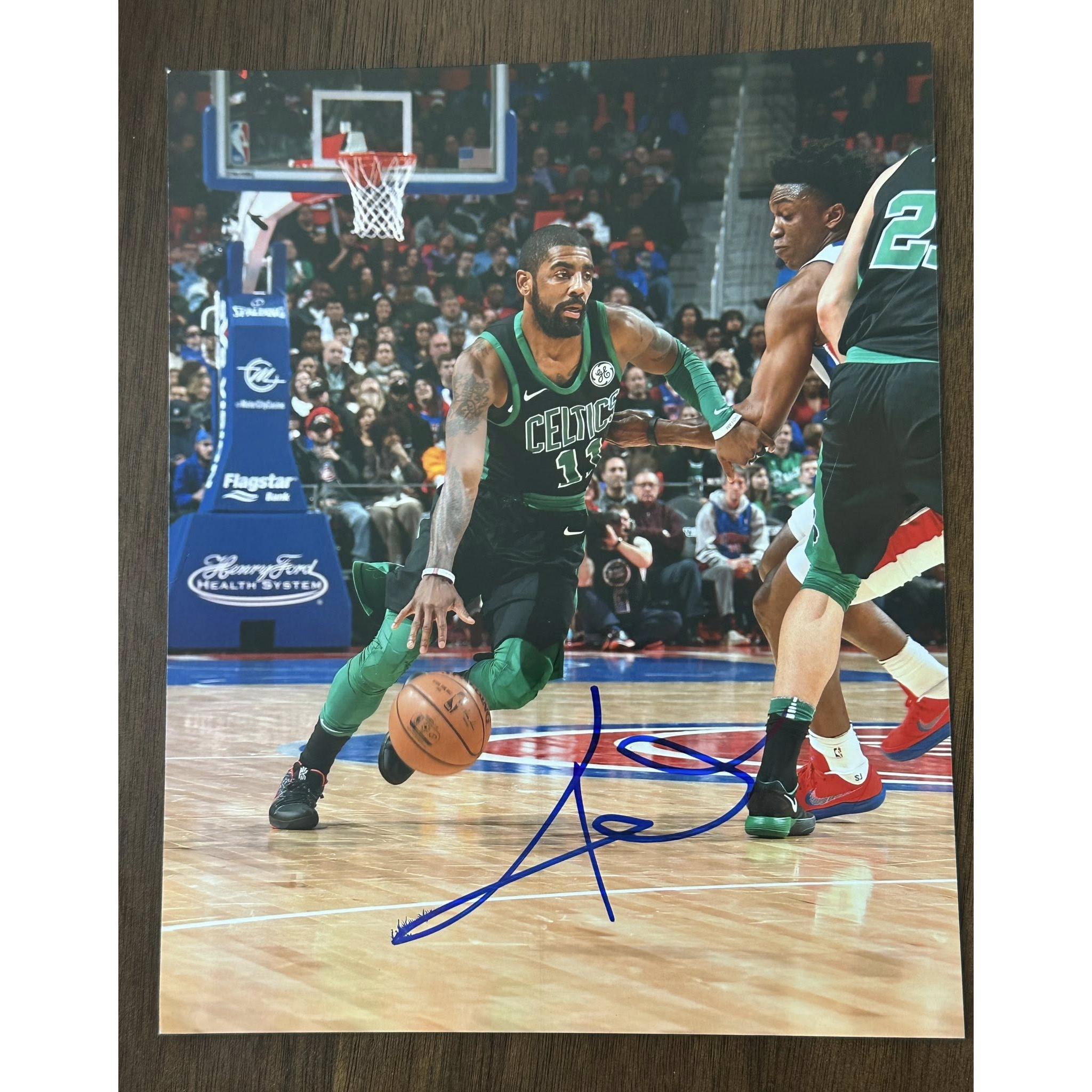 Kyrie Irving Boston Celtics Autographed 8x10 Photo-Right Off The Field