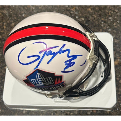 Lawrence Taylor New York Giants Autographed Hall of Fame Mini Helmet JSA COA-Right Off The Field