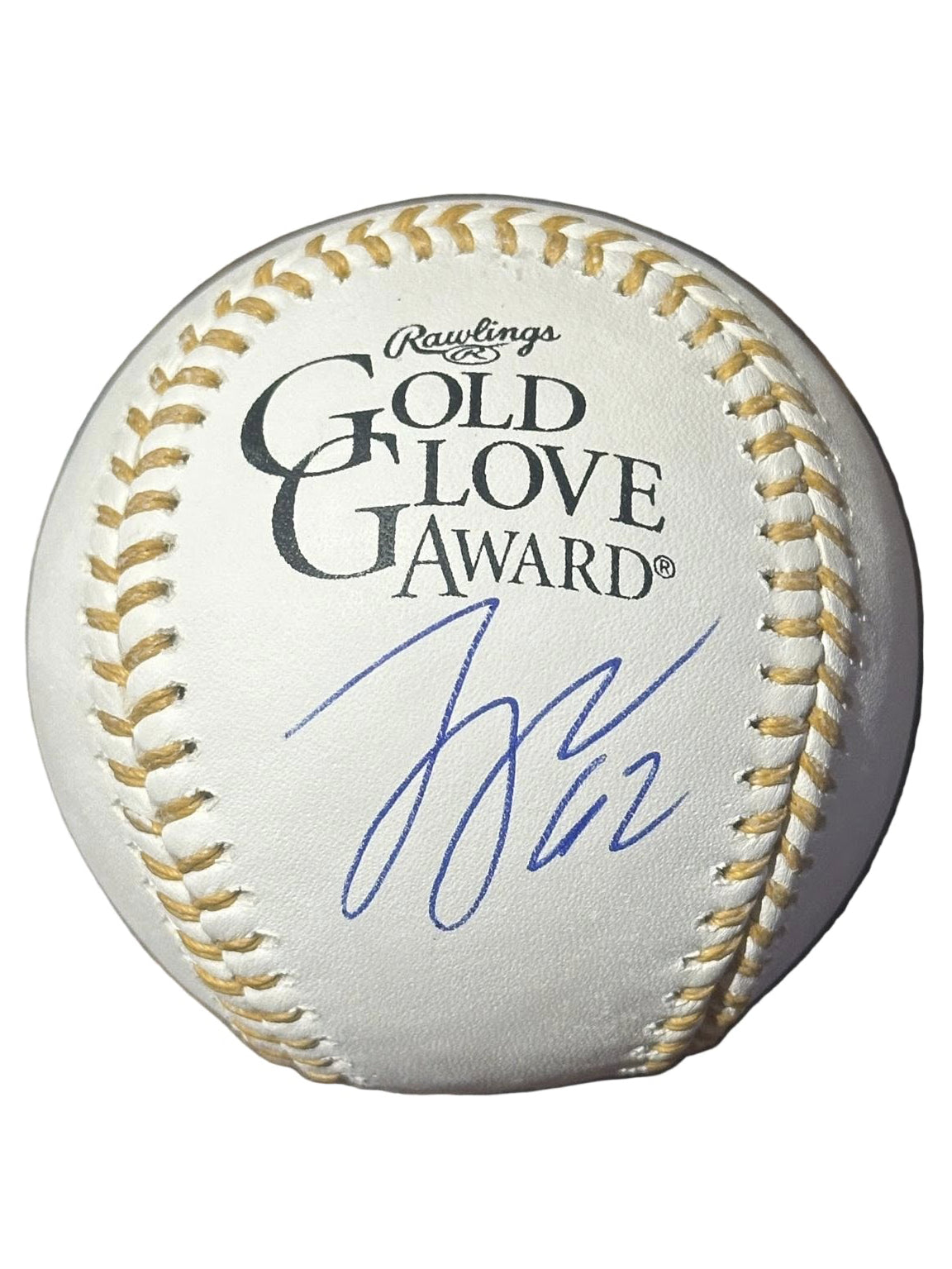 Logan Webb Autographed Gold Glove Award Baseball Beckett San Francisco Giants-Right Off The Field