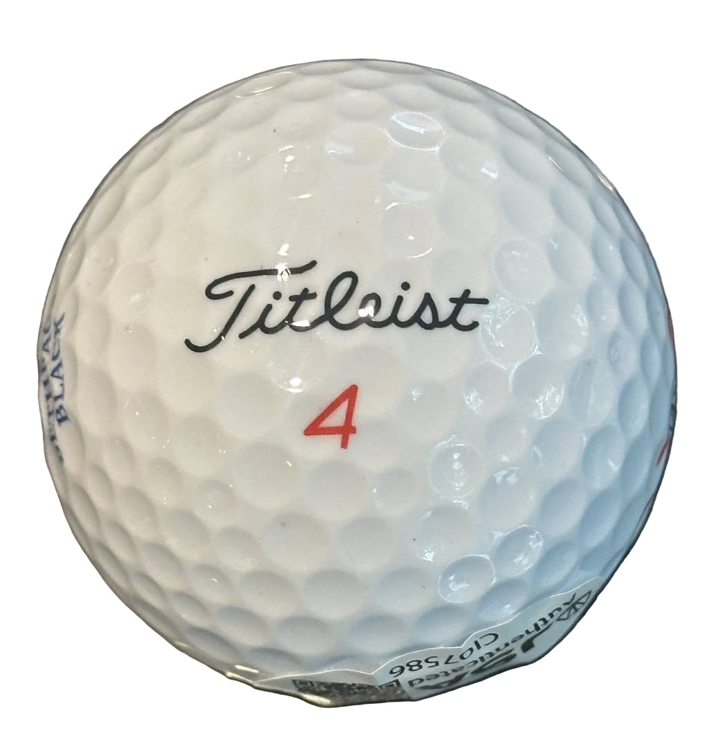 Ludvig Aberg Autographed 2025 Ryder Cup Golf Ball JSA COA Team Europe-Right Off The Field