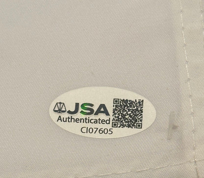 Ludvig Åberg Autographed 2025 Ryder Cup Pin Flag Team Europe JSA COA-Right Off The Field