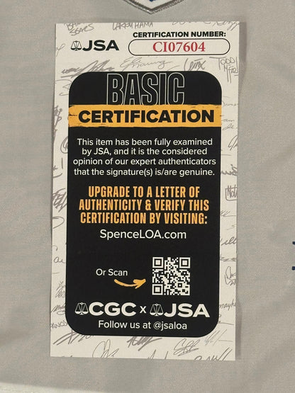 Ludvig Åberg Autographed 2025 Ryder Cup Pin Flag Team Europe JSA COA-Right Off The Field