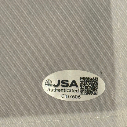 Ludvig Åberg Autographed 2025 Ryder Cup Pin Flag Team Europe JSA COA-Right Off The Field