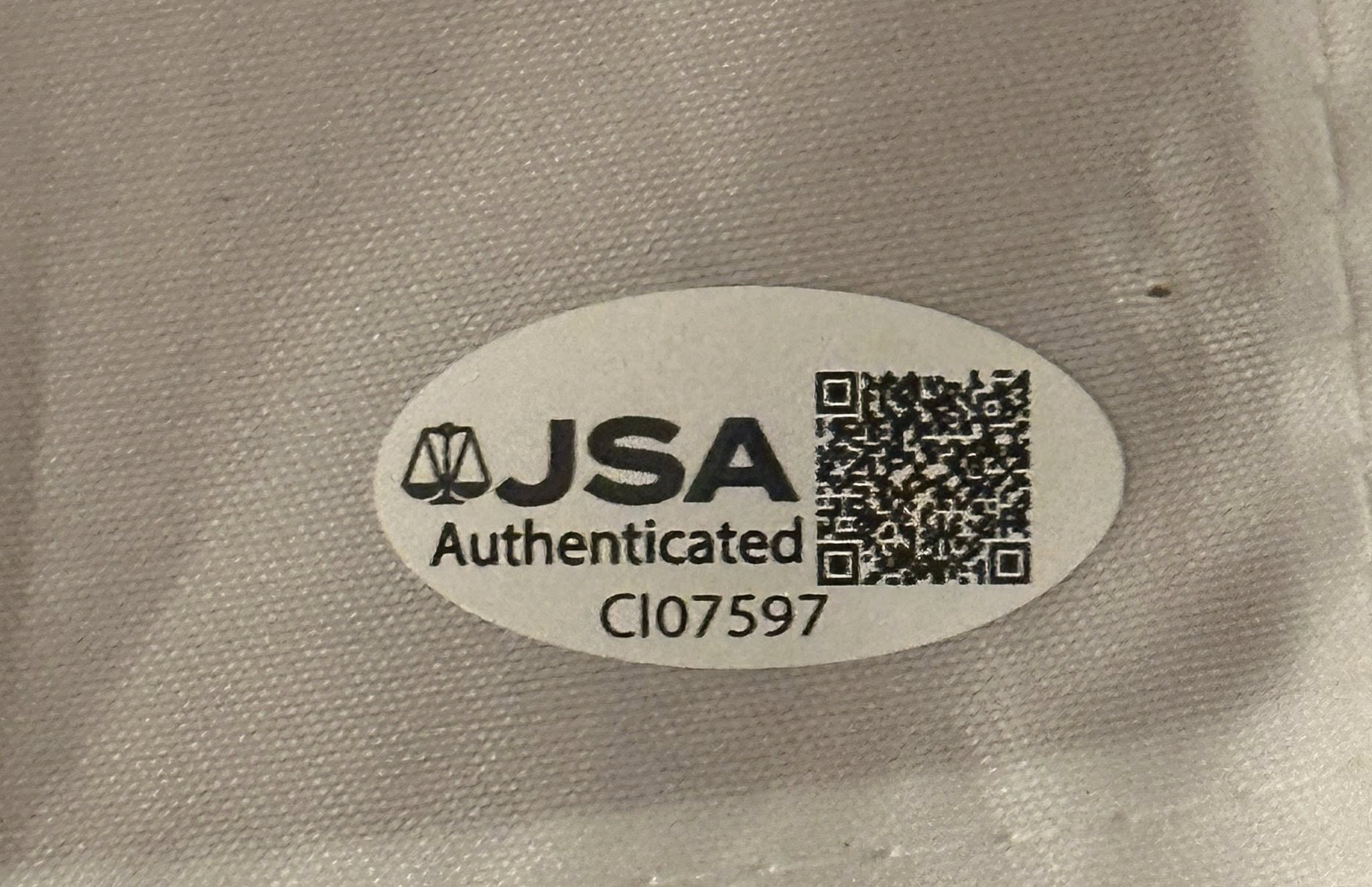 Ludvig Åberg Autographed 2025 Ryder Cup Pin Flag Team Europe JSA COA-Right Off The Field