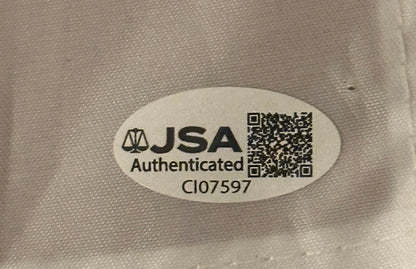 Ludvig Åberg Autographed 2025 Ryder Cup Pin Flag Team Europe JSA COA-Right Off The Field