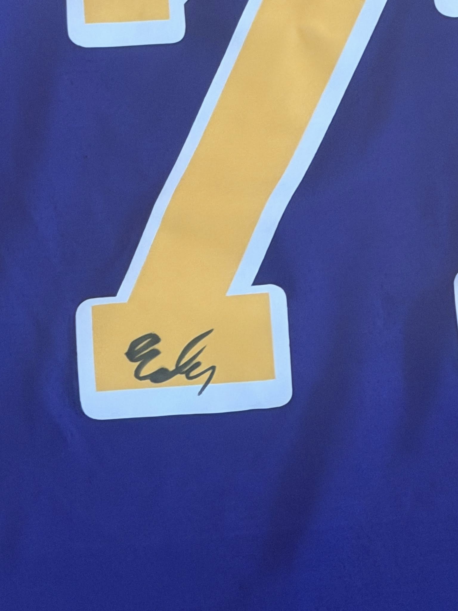 Luka Doncic Autographed Los Angeles Lakers Jersey READ DESCRIPTION-Right Off The Field