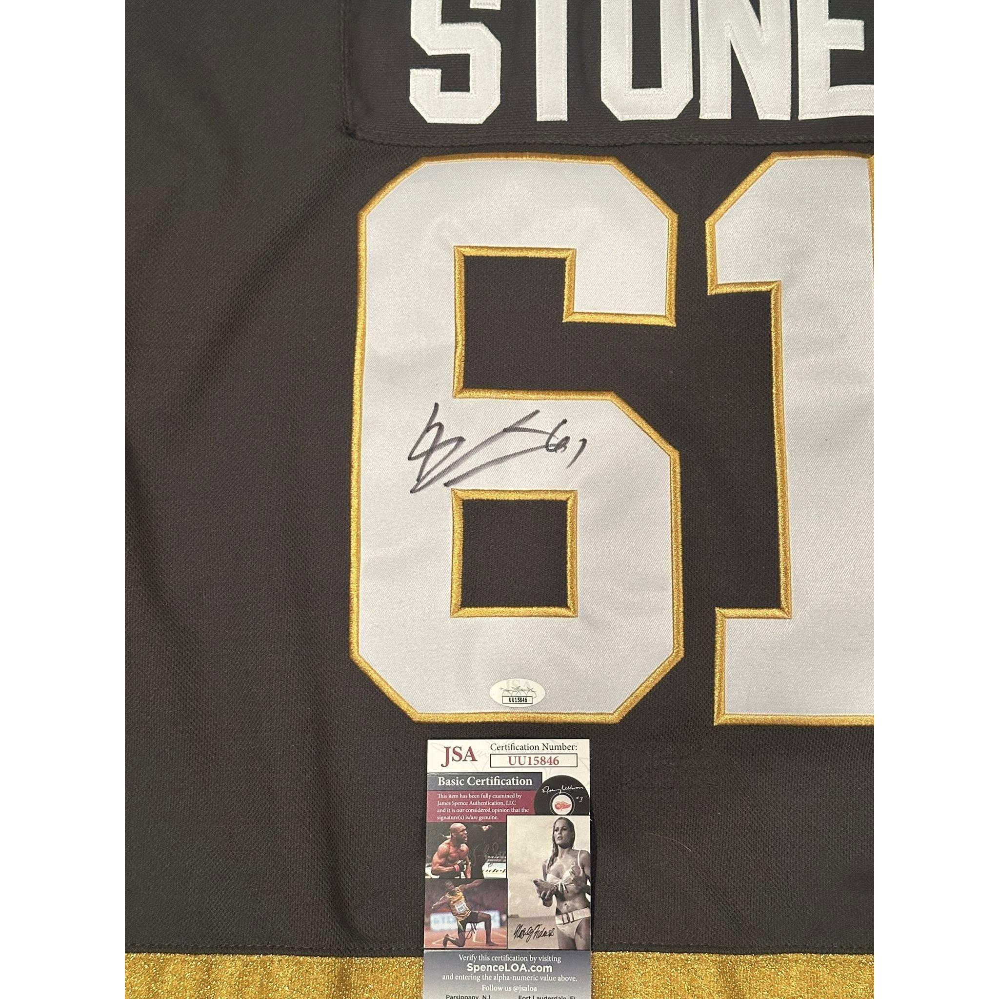 Mark Stone Autographed Vegas Golden Knights Jersey JSA COA-Right Off The Field