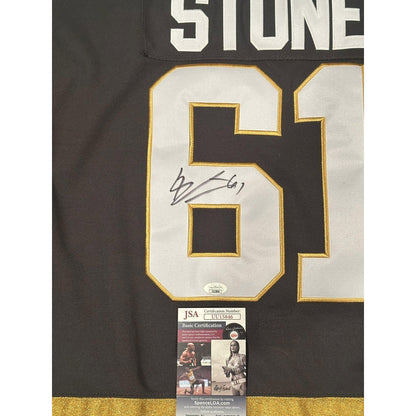 Mark Stone Autographed Vegas Golden Knights Jersey JSA COA-Right Off The Field